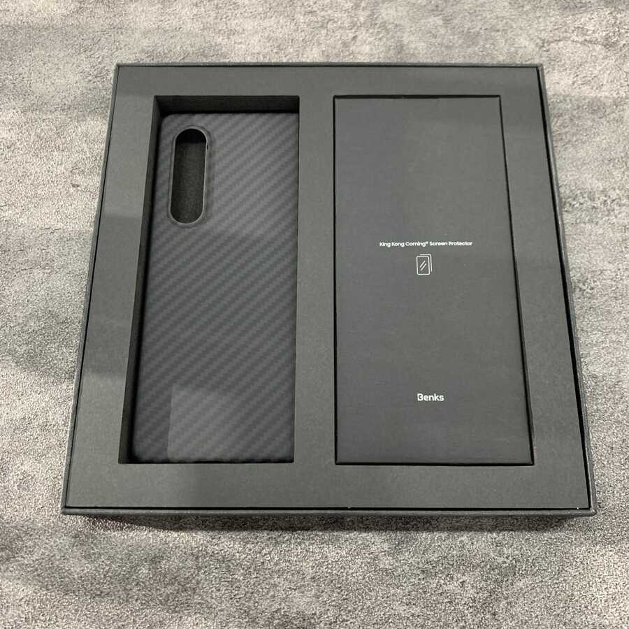 Galaxy Z Fold 3 Kılıf Benks 3 in 1 Suit Kılıf Siyah