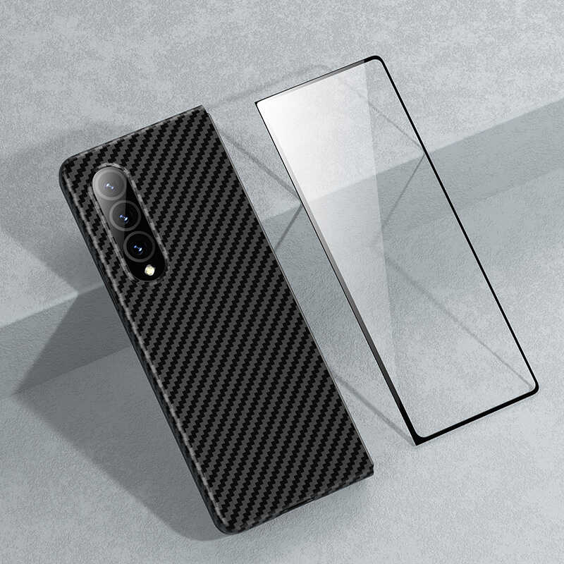 Galaxy Z Fold 3 Kılıf Benks 3 in 1 Suit Kılıf Siyah