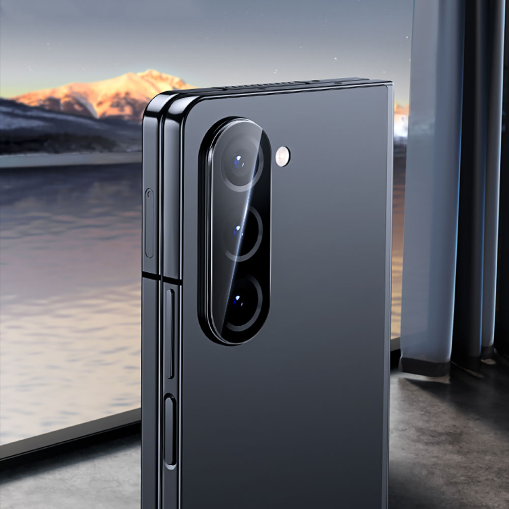 Galaxy Z Fold 5 Benks Combo İkili Set (Corning Ekran Koruyucu + Kamera Lens Koruyucu) Siyah