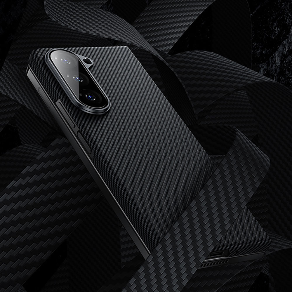 Galaxy Z Fold 5 Benks Combo Üçlü Aksesuar Seti (600D Kevlar Kılıf + Corning Ekran Koruyucu + Kamera Lens Koruyucu) Siyah