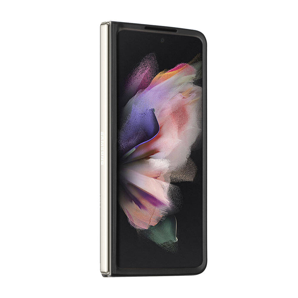 Galaxy Z Fold 5 Kılıf Guess Orjinal Lisanslı Yazı Logolu Glitter Script Kapak Siyah