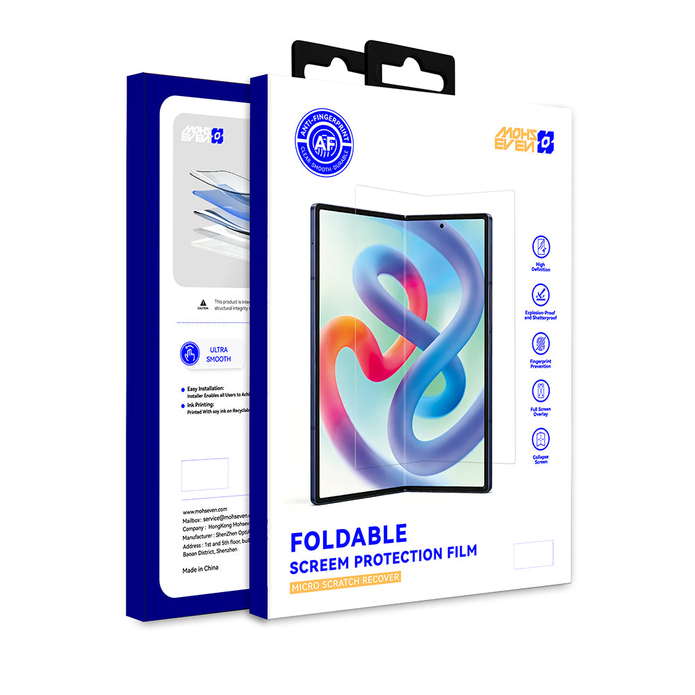 Galaxy Z Fold 7 Mohseven Internal Film Pet İç Ekran Koruyucu Şeffaf