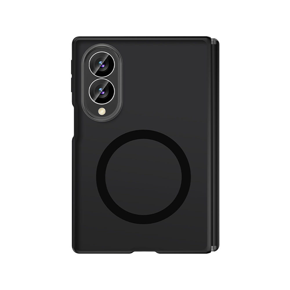 Galaxy Z Fold 8 Kılıf M-safe Şarj Özellikli Arkası Mat Sert PC Wlons Vena Kapak Siyah