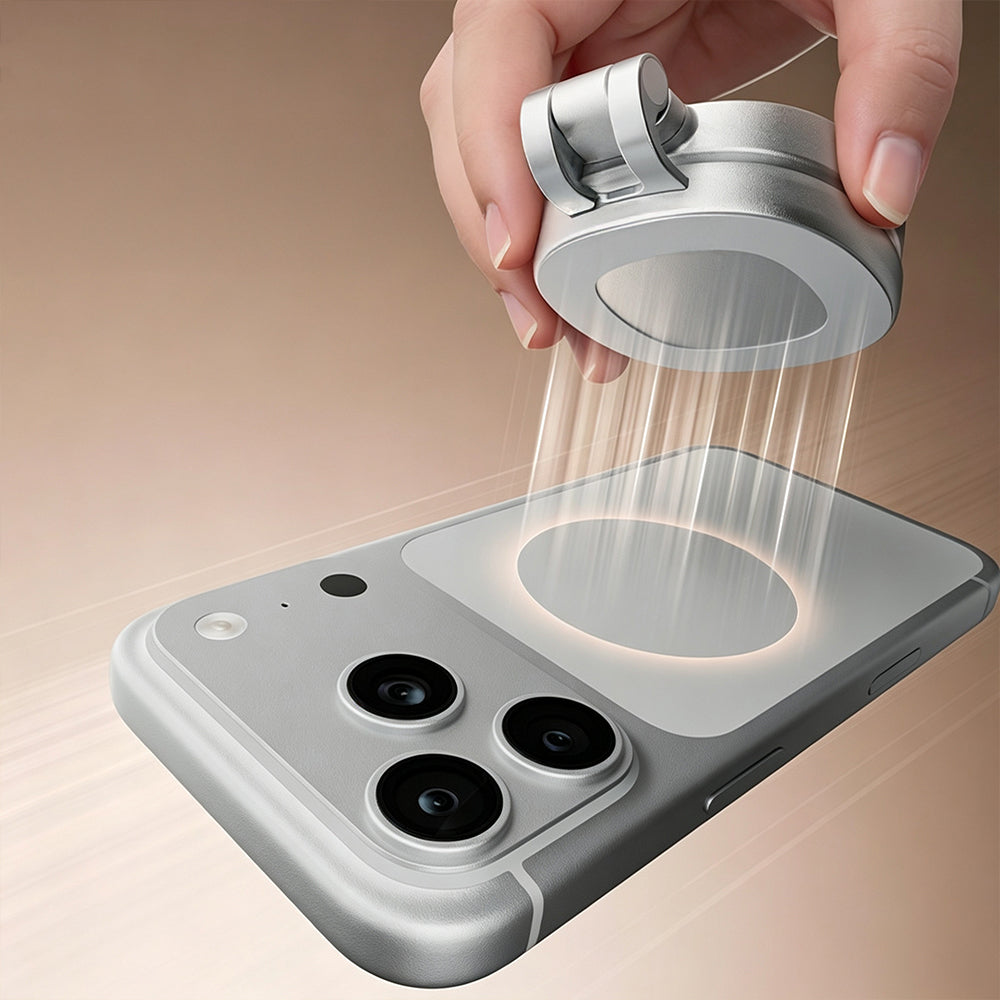 Go Des LD1032 Dolgu Işıklı Magnetik Telefon Standı Gümüş