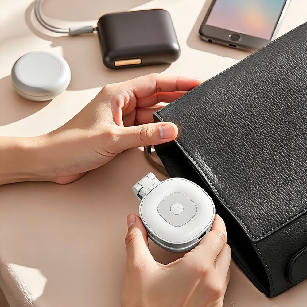Go Des LD1032 Dolgu Işıklı Magnetik Telefon Standı Gümüş