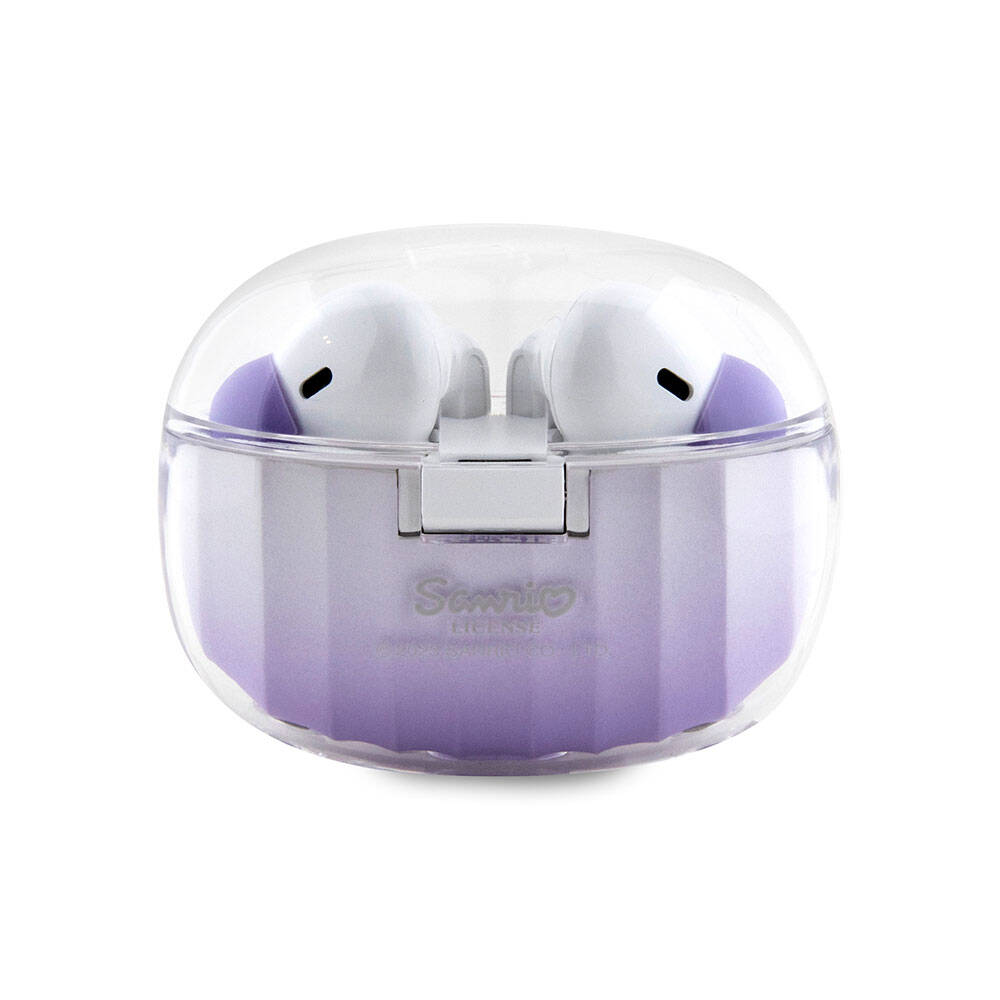 Hello Kitty Orjinal Lisanslı Renk Geçişli Tasarım Elektroplating Logolu TWS Bluetooth Kulaklık Pembe