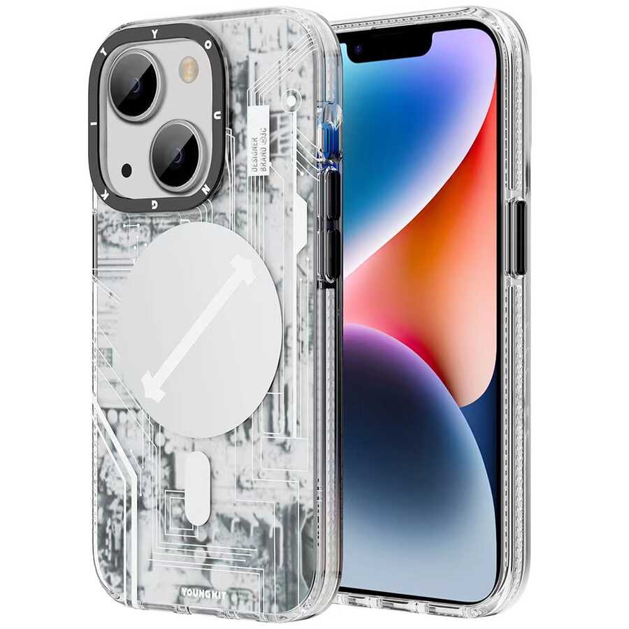 Youngkit Teknoloji Serisi iPhone Gri Kapak- Product vendor