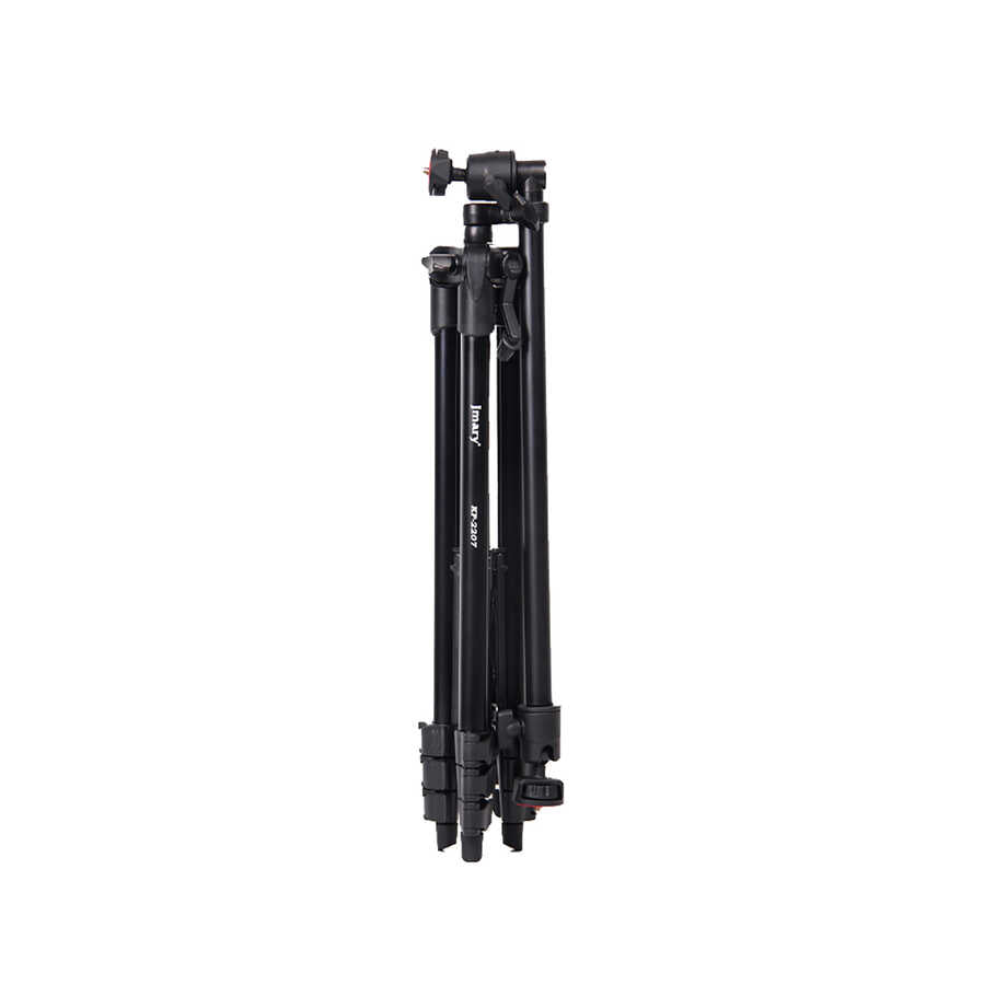 Jmary KP2207 Tripod 4 Farklı Yükseklik Ayarı 133 cm 360 Derece Dönebilen Başlık Siyah
