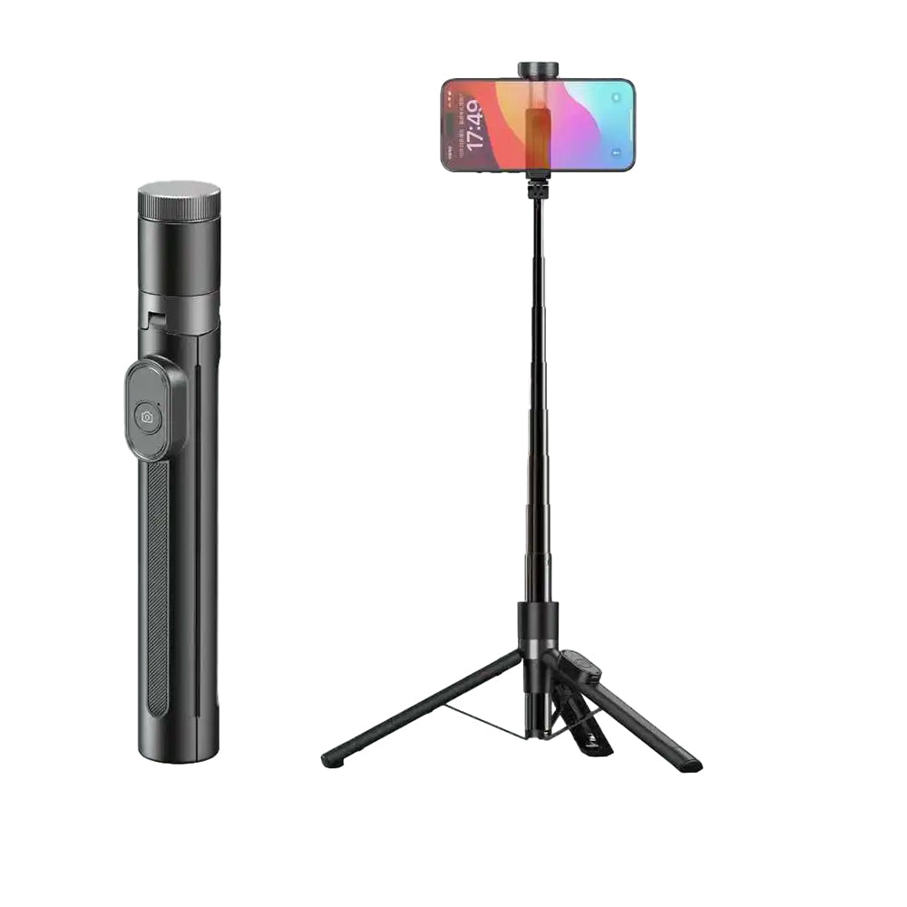 Jmary KT-209 180 Derece Dönebilen Kablosuz Kumandalı Tripod ve Selfie Çubuğu Siyah