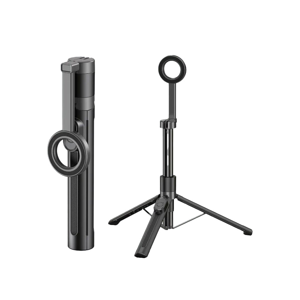 Jmary KT-279 Magnetik Kablosuz Kumandalı Tripod ve Selfie Çubuğu Siyah