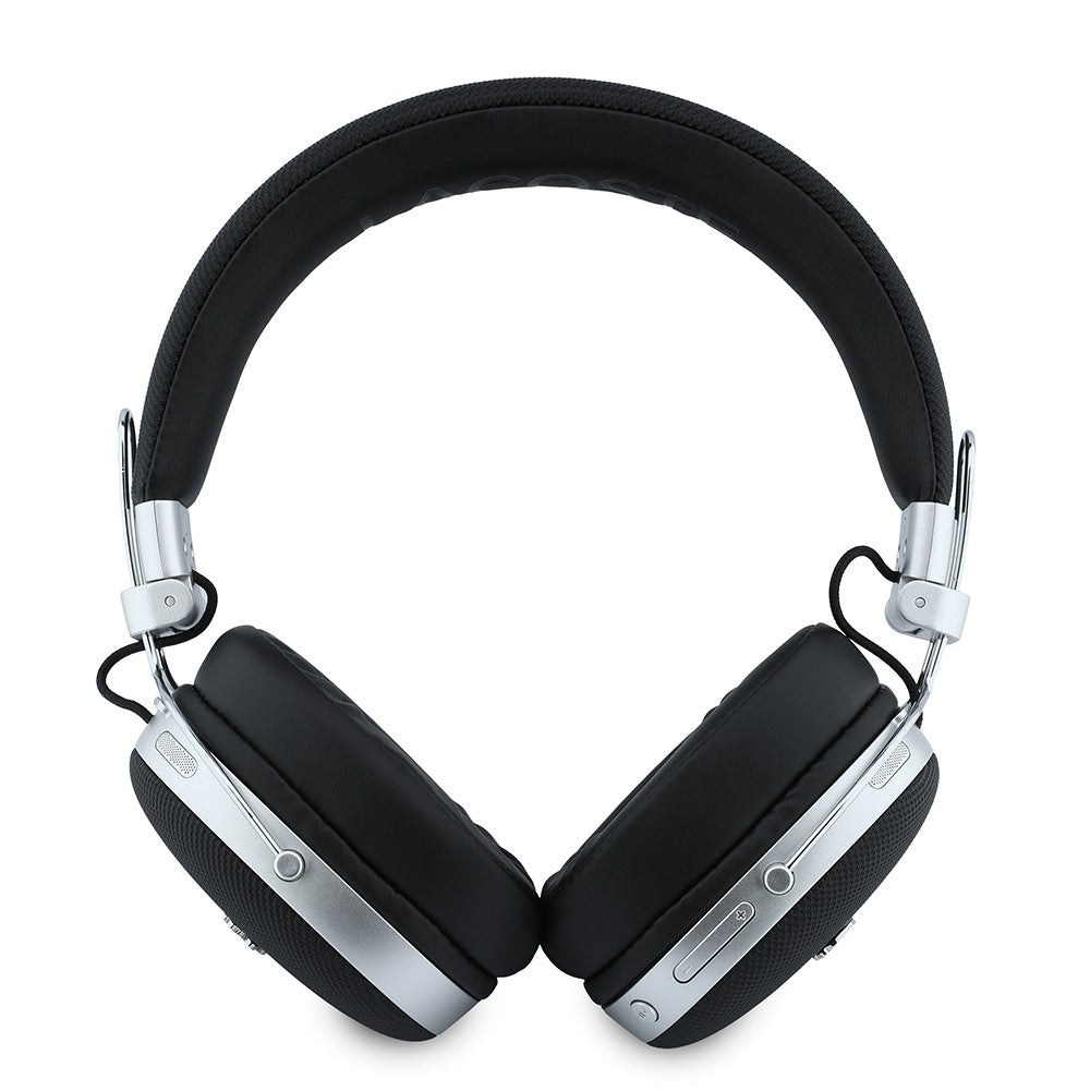 Lacoste Orjinal Lisanslı LH03 Taşıma Çantalı Ayarlanabilir Pike Kulak Üstü Bluetooth Kulaklık v5.4 Siyah