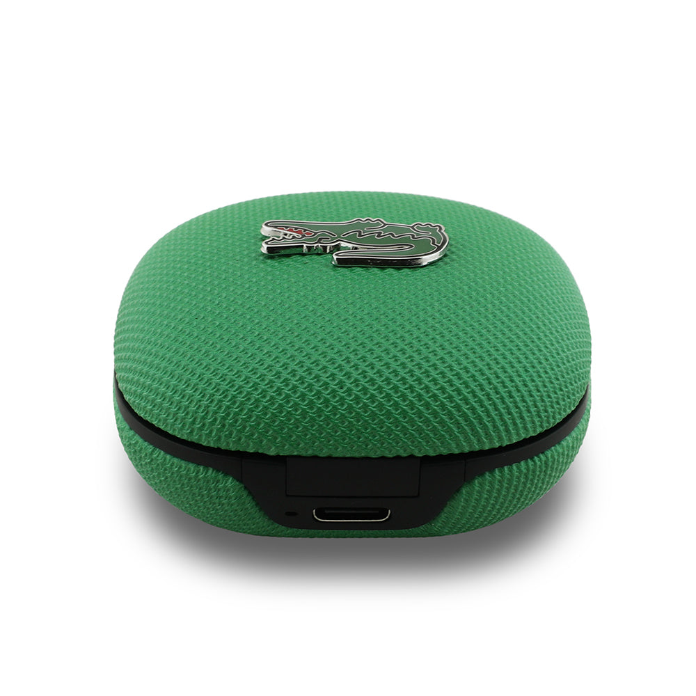 Lacoste Orjinal Lisanslı Logolu ANC Özellikli TWS Kulak İçi Bluetooth Kulaklık Yeşil