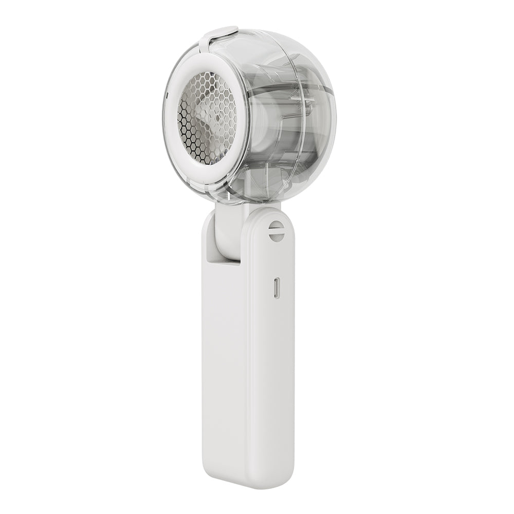 Lapas OT-F34 Dijital LED Göstergeli 4 Kademeli Portatif Soğutucu El Fanı Beyaz