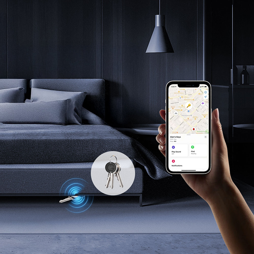 Lenyes A Tag 03 iOS ve Android Uyumlu Akıllı Takip Cihazı Siyah
