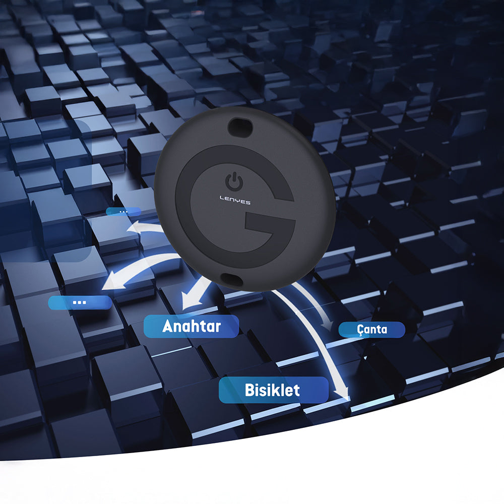 Lenyes A Tag 03 iOS ve Android Uyumlu Akıllı Takip Cihazı Siyah