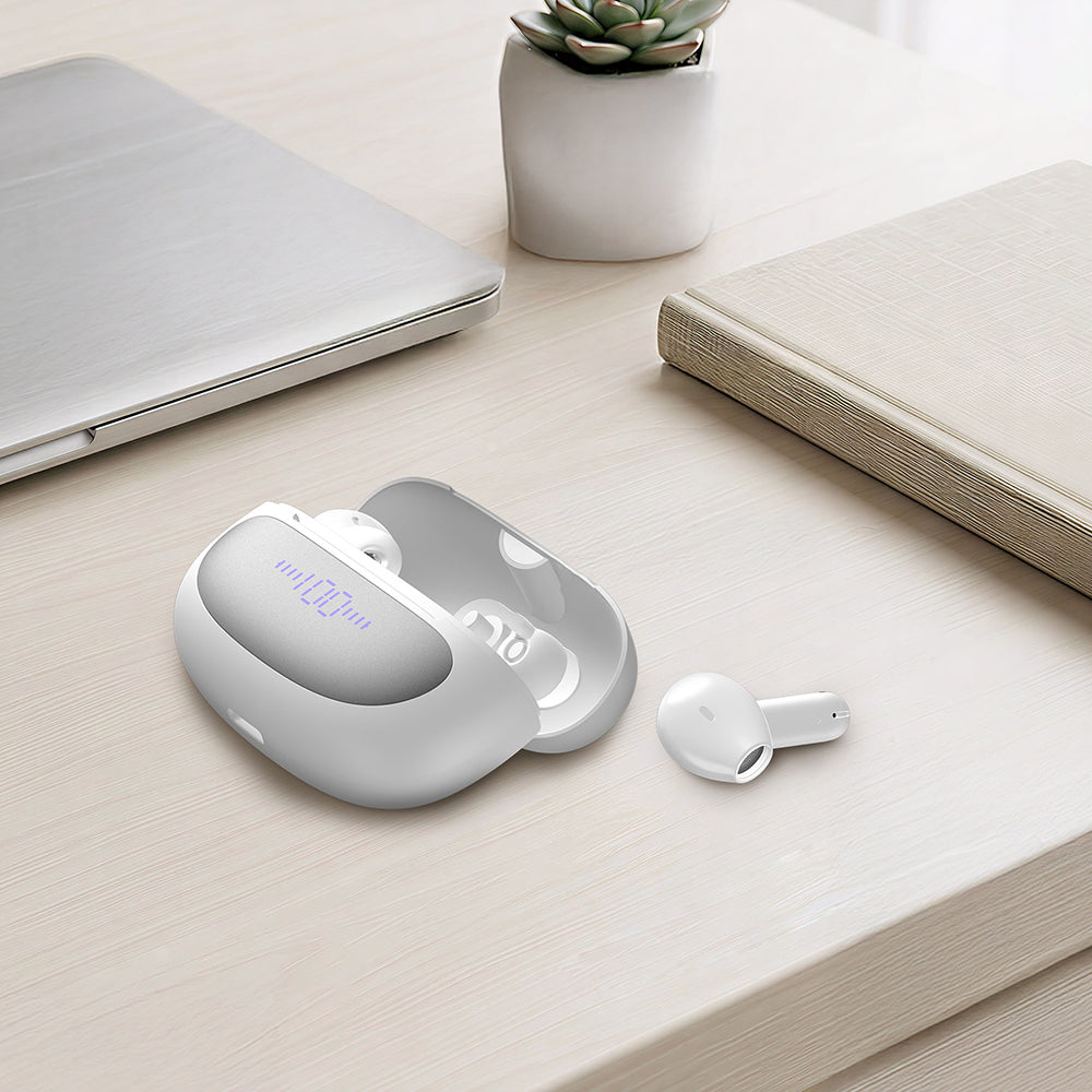 Lenyes Air 107 ANC/ENC Teknolojili 360 Derece Panaromik Ses Özellikli Kulak İçi Bluetooth Kulaklık v6.0 Siyah