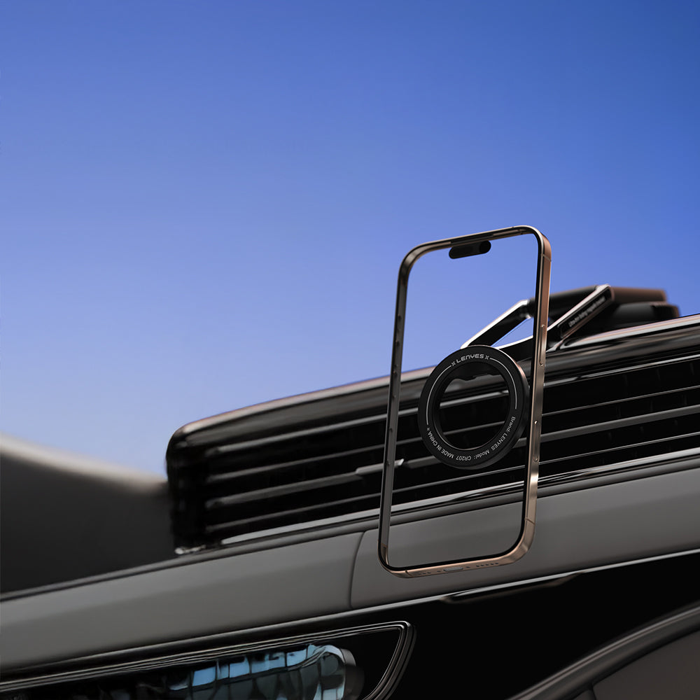 Lenyes CR207 360 Derece Dönebilen Katlanabilir Telefon Tutucu Siyah