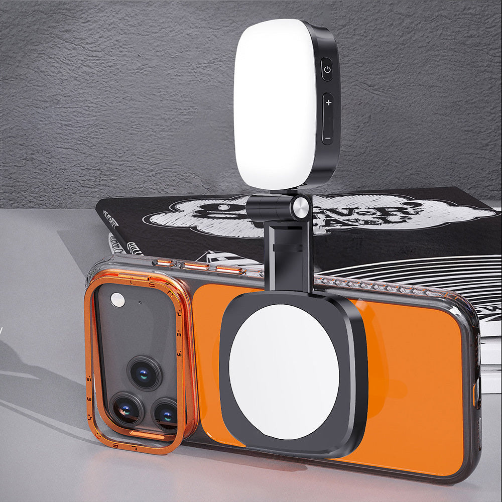 Lenyes CR211 360 Dönebilen Bataryalı Magnetik Telefon Üstü Aydınlatma Işığı Siyah