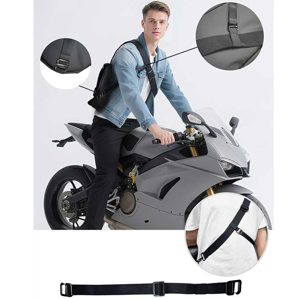 Lenyes LB563 Dreamer Crossbody Serisi Su Geçirmez Deri Tasarımlı Çapraz Vücut Çantası Siyah