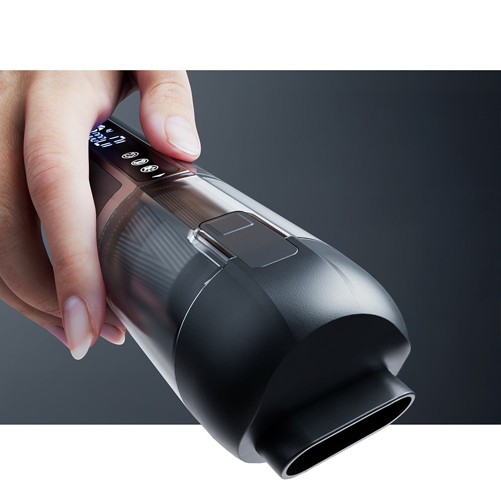 Lenyes LCI207 4in1 Üfleme-Emme-Vakumlama-Kamp Lambası ve Şişirme Özellikli Elektrikli Oto Araç Süpürgesi 18000PA Siyah