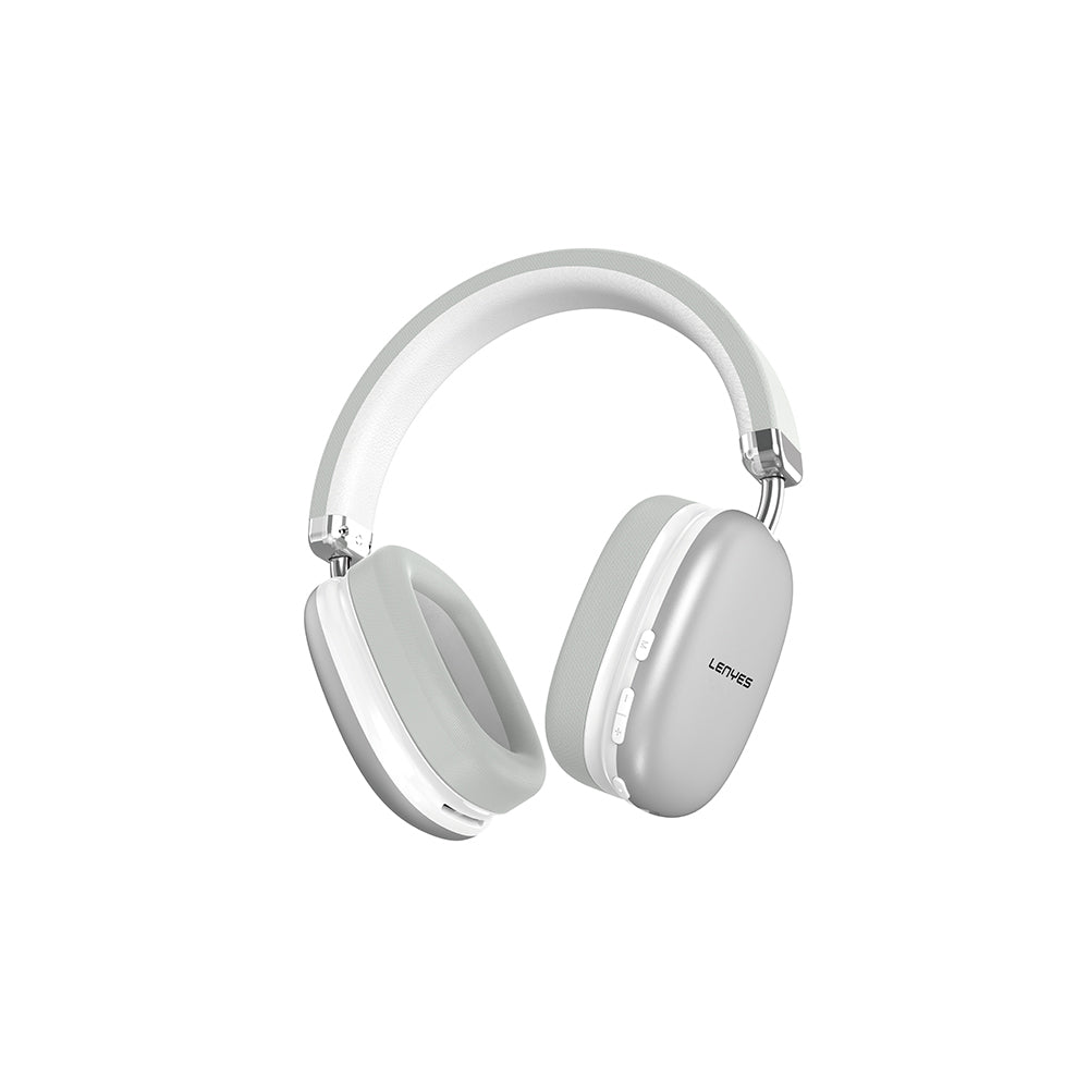 Lenyes LH87 TWS Kulak Üstü Bluetooth Kulaklık v5.3 Gümüş