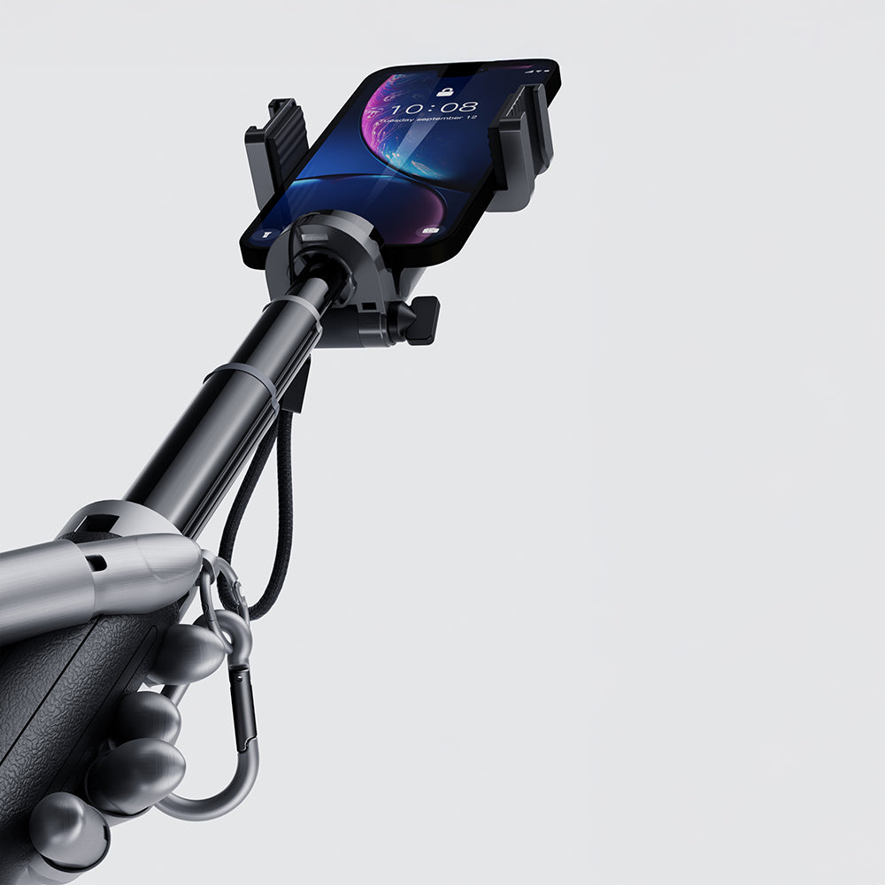 Lenyes LPH112 Dolgu Işıklı 360 Derece Dönebilen 3in1 Selfie Çubuğu ve Tripod Siyah