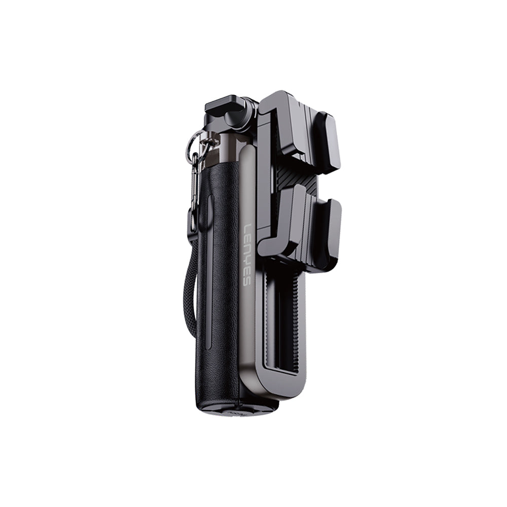Lenyes LPH112 Dolgu Işıklı 360 Derece Dönebilen 3in1 Selfie Çubuğu ve Tripod Siyah