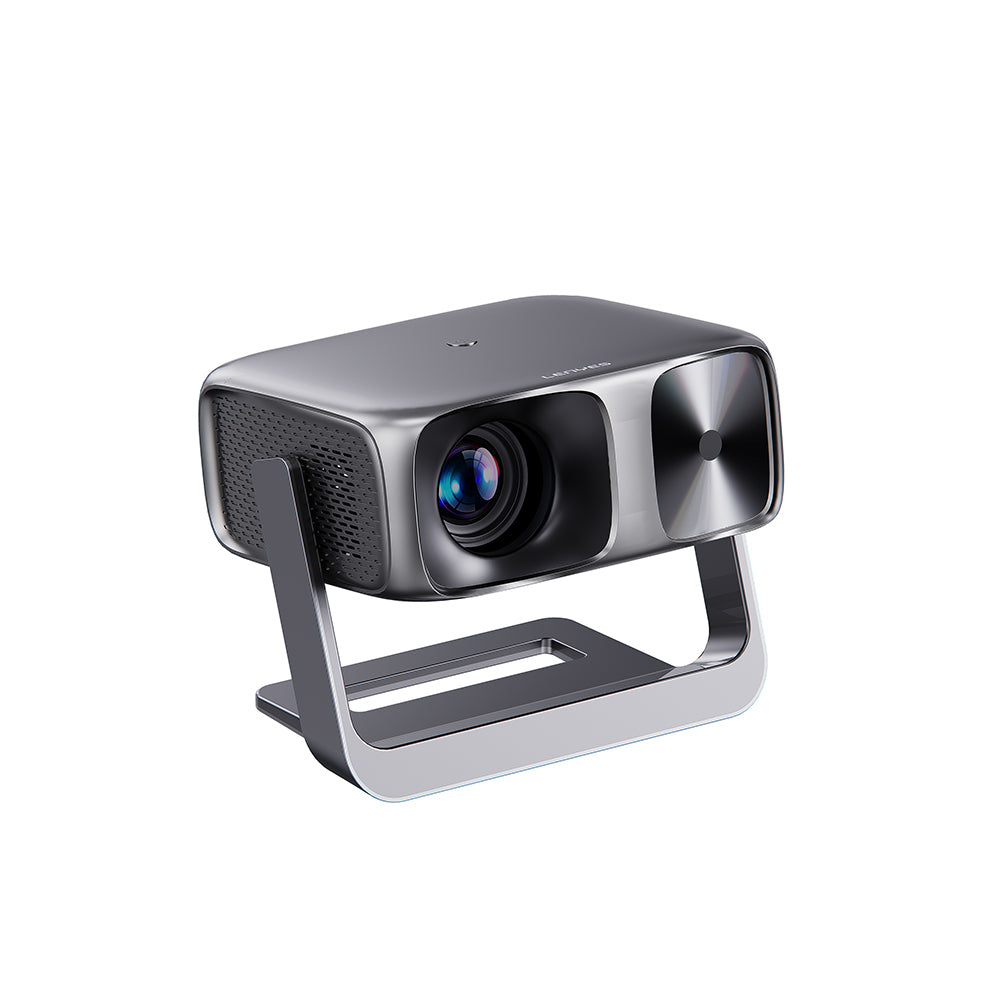 Lenyes LPR06 600 ANSI Lümen 1080P Full HD 4K Destekli Wi-Fi 6 Bluetooth 5.1 ve Otomatik Fokus Projektör Yansıtma Cihazı Siyah