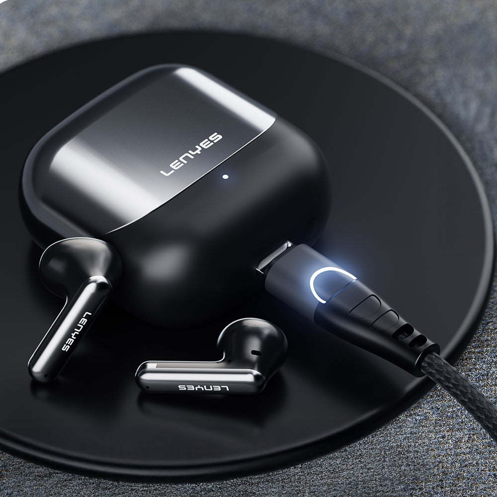 Lenyes Serene X AI Çeviri Özellikli ANC/ENC Teknolojili Kulak İçi Bluetooth Kulaklık v6.0 Siyah