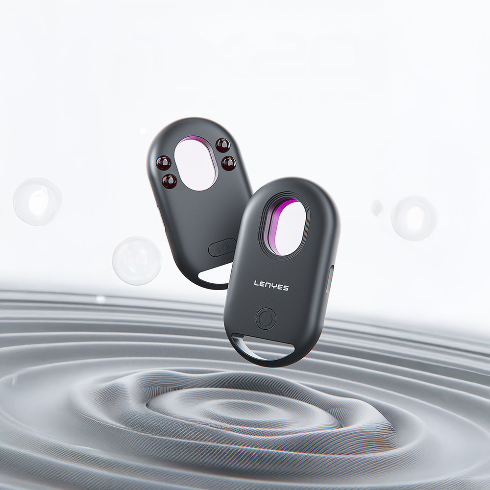 Lenyes TX20 Find My Destekli Anti-Loss Konum Takipli Gizli Kamera Dedektörü ve Alarm Cihazı Siyah