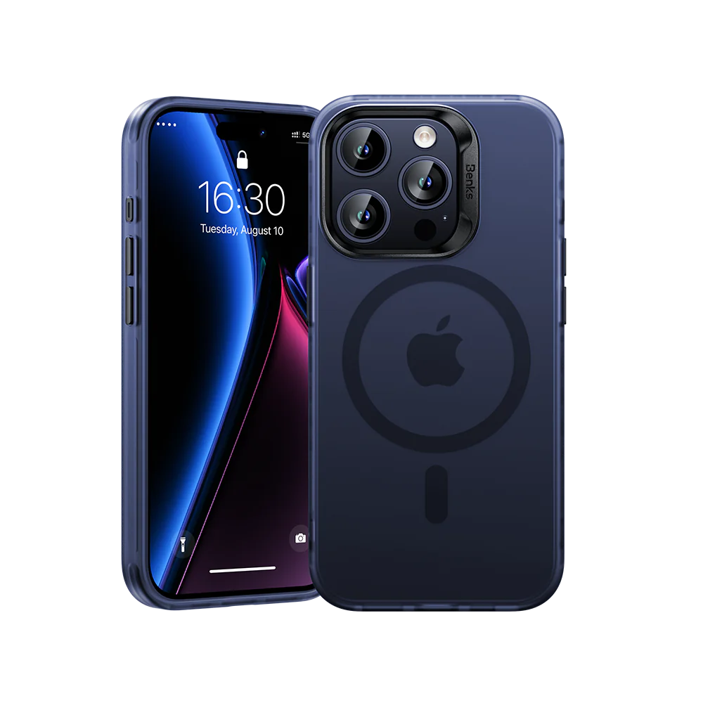 Benks Lucid Armor Serisi iPhone Kapak Mavi - enzaksesuar