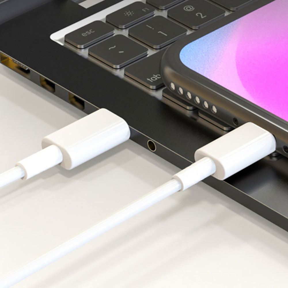 Micflip A01 Type-C to Lightning MFI Sertifikalı Data ve Şarj Kablosu 1M Beyaz