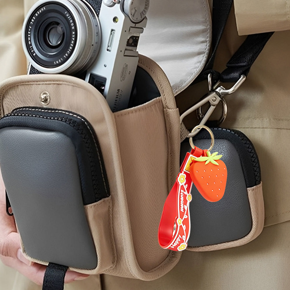 Micflip K07 Silikon Anahtarlık ve P23 Akıllı Takip Cihazı Seti Kırmızı