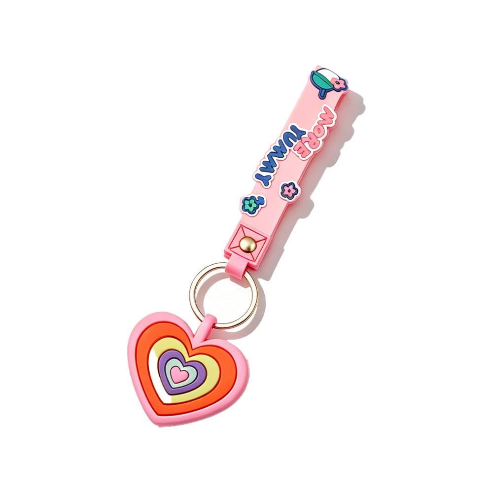 Micflip K07 Silikon Anahtarlık ve P23 Akıllı Takip Cihazı Seti Pembe