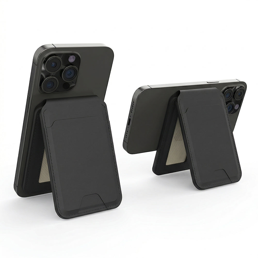 Micflip P17 iOS Cihazlara Özel Magnetik Standlı Kartlık Siyah