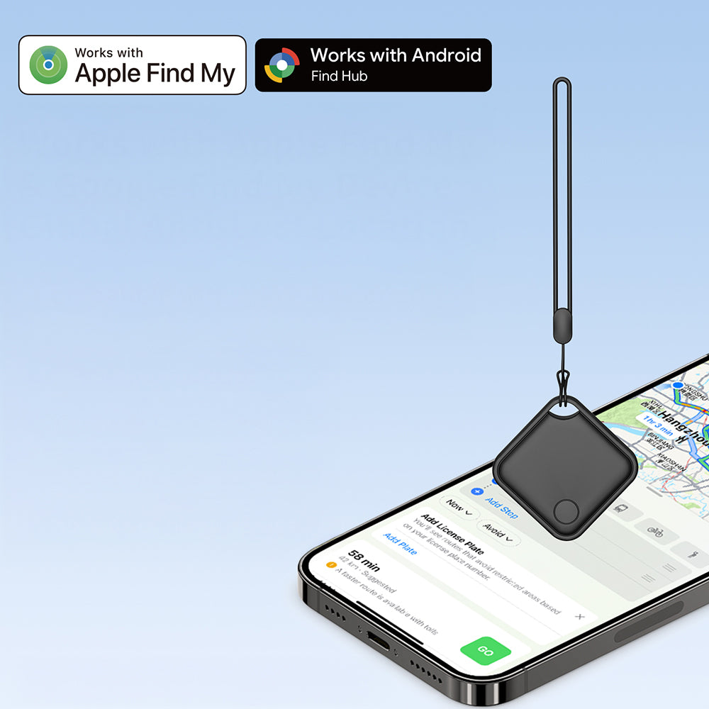 Micflip P27 iOS ve Android Cihazlar için Smart Tag Akıllı Takip Cihazı Siyah