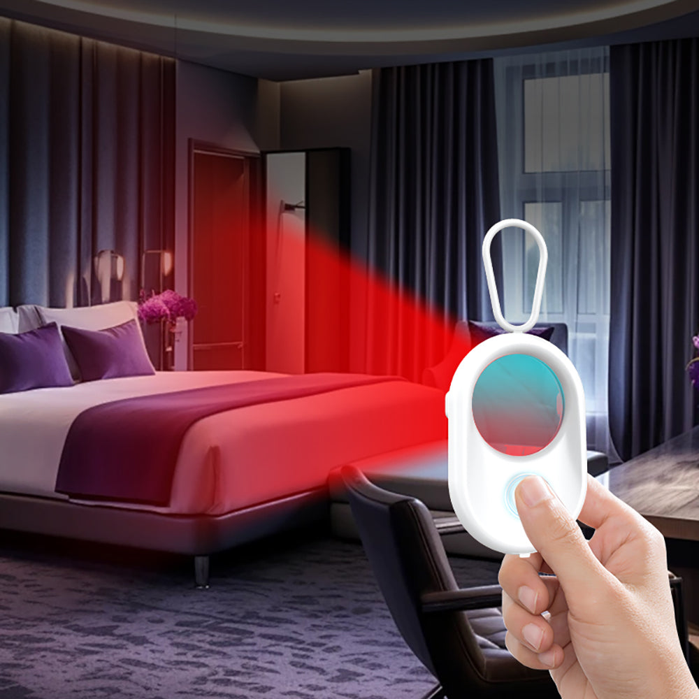 Micflip S05 iOS Cihazlar İçin Find My Özellikli Gizli Kamera Dedektörü ve Alarm Cihazı Beyaz