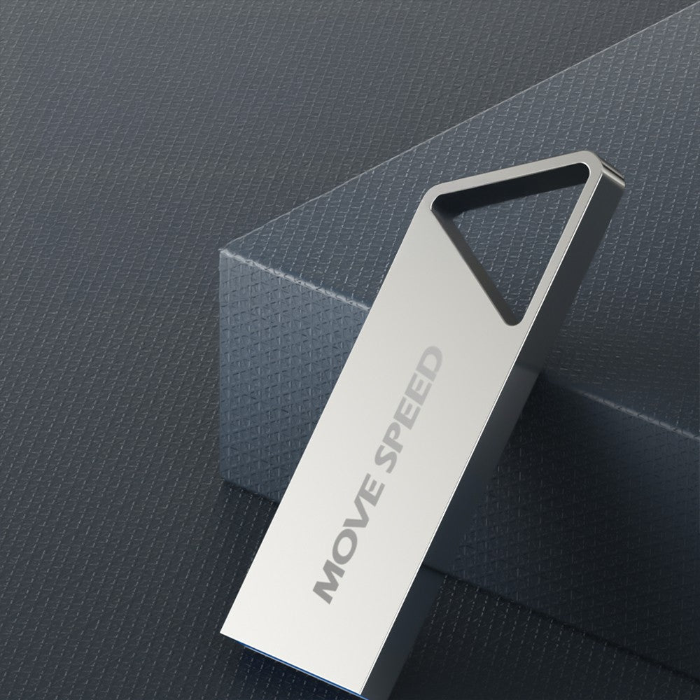 Movespeed TSJ64G Yüksek Hızlı Metal Flash Bellek USB 3.1 64GB Gri