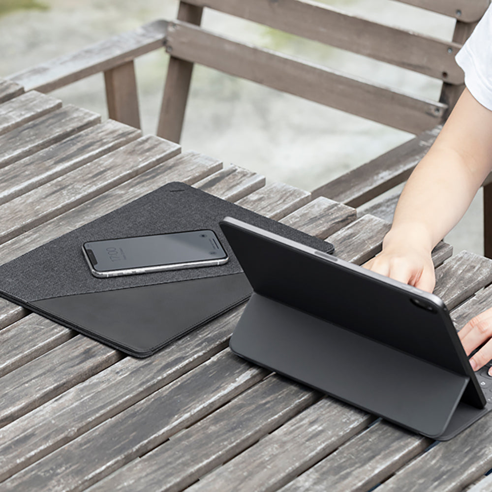 Native Uninon Stow Slim Serisi Su Geçirmez 11 inç Tablet Çantası Siyah