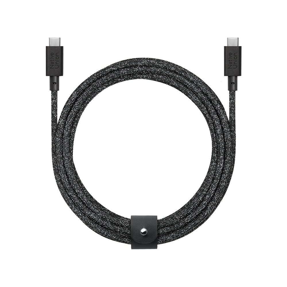 Native Union Belt Serisi Type-C to Type-C Şarj Kablosu 3M Siyah