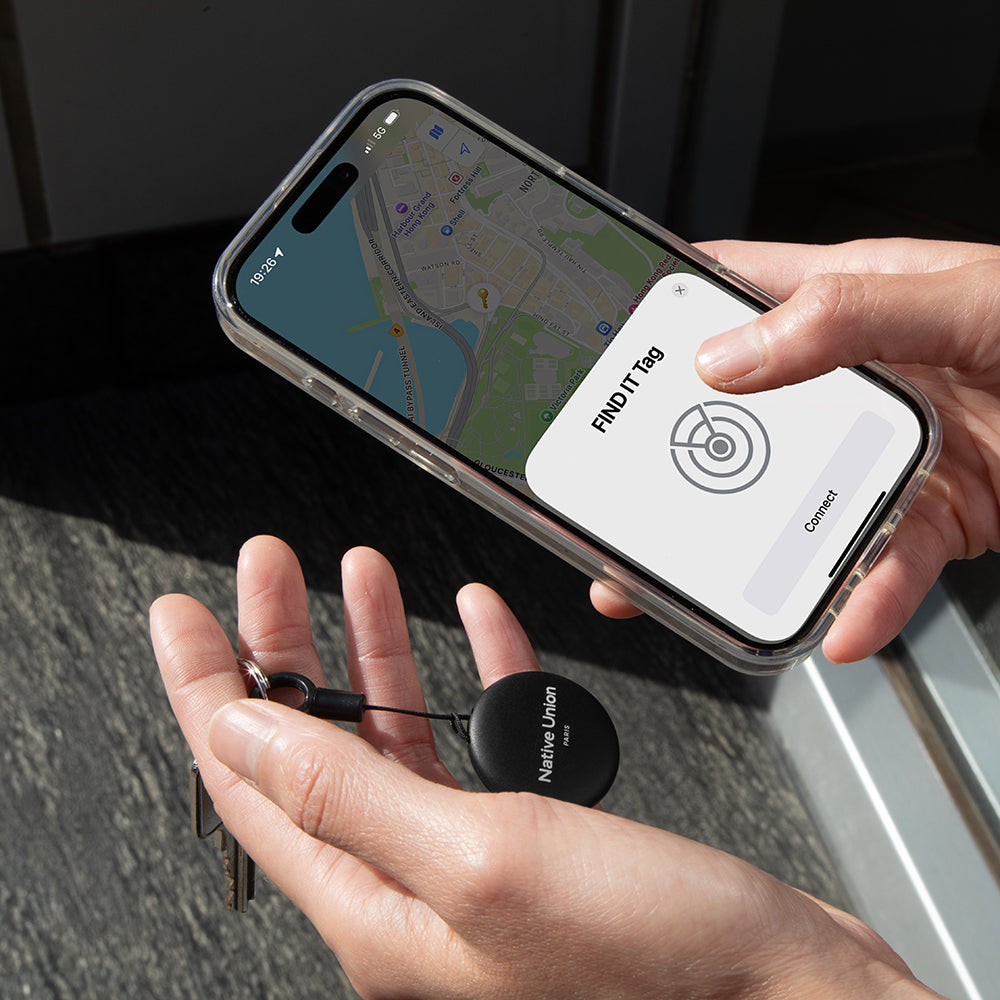 Native Union Find it Tag Serisi iOS Find My Destekli Akıllı Takip Cihazı Siyah