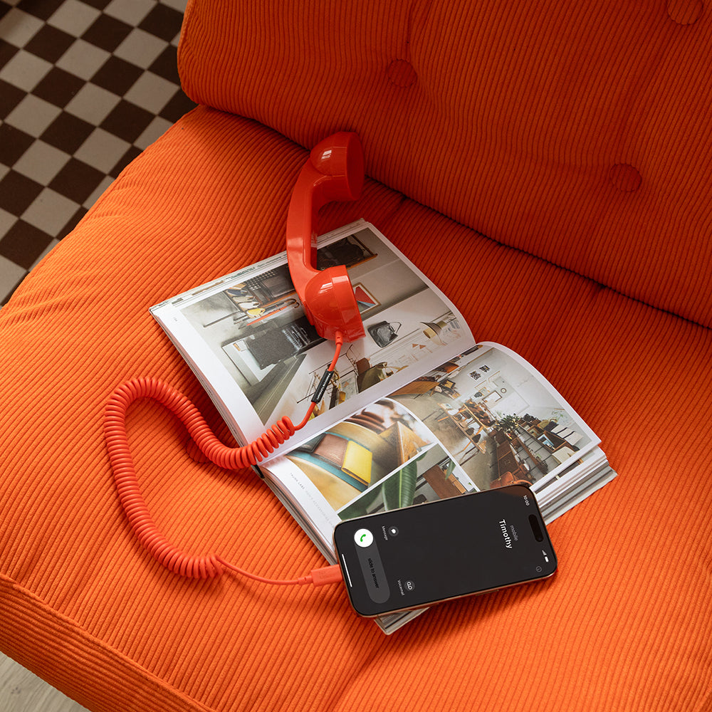 Native Union POP Phone Type-C Portlu Retro Telefon Ahizesi Pembe