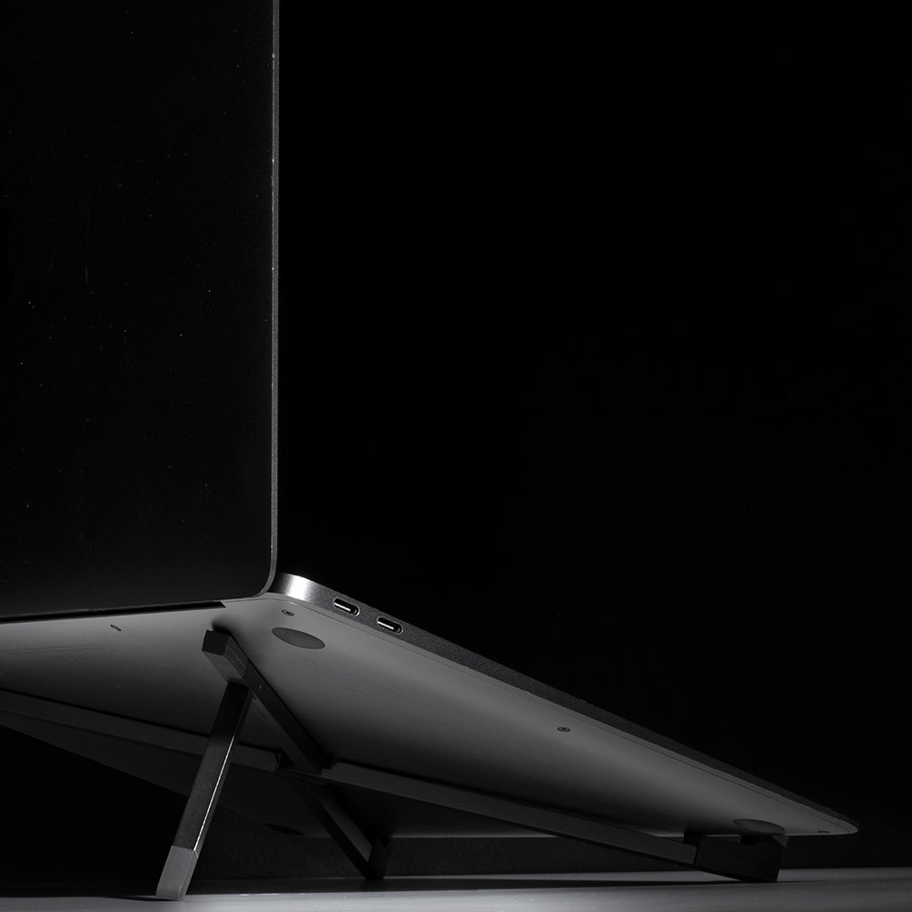 Native Union Ultra İnce Katlanabilen Alüminyum Dizüstü Laptop Standı Siyah