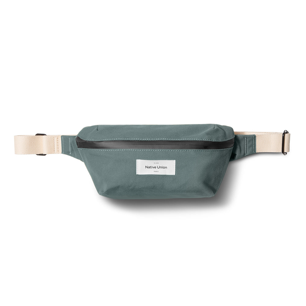 Native Union W.F.A Serisi Crossbody YKK Fermuarlı Çok Amaçlı Su Geçirmez Çapraz Vücut Çantası Yeşil