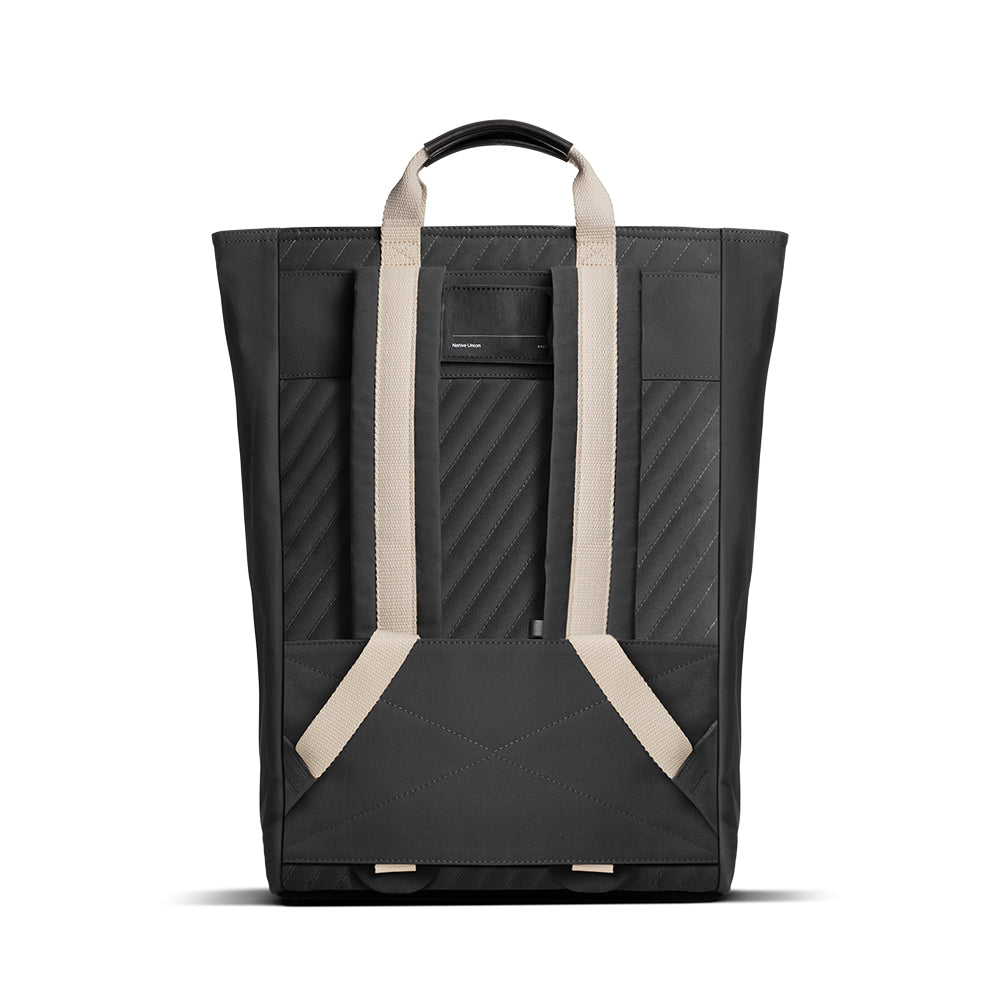 Native Union W.F.A Serisi Su Geçirmez Cordura Kumaş YKK Fermuarlı 20L Sırt Çantası Siyah