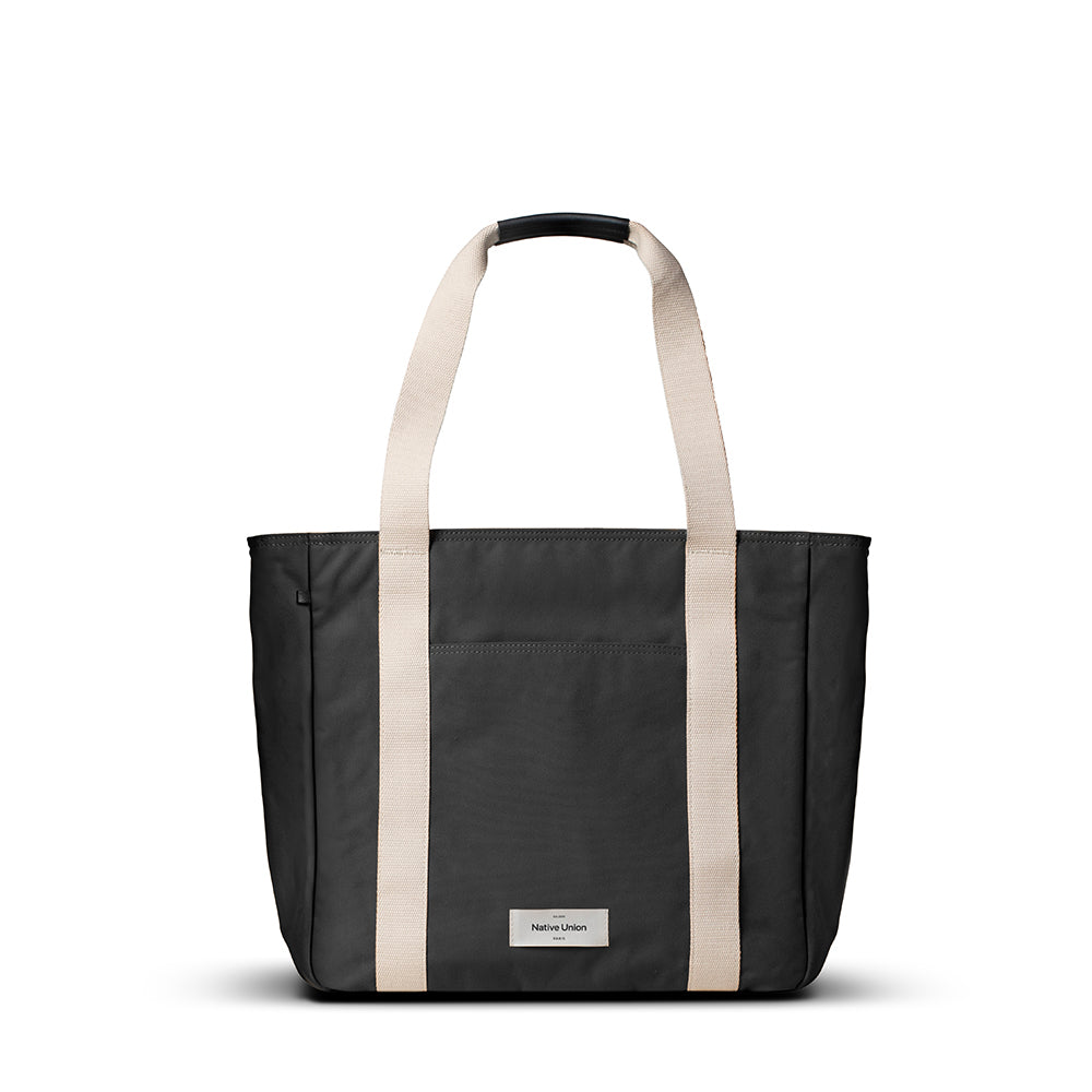 Native Union W.F.A Tote Bag Pro Su Geçirmez Cordura Kumaş YKK Fermuarlı 16L Taşıma Çantası Siyah