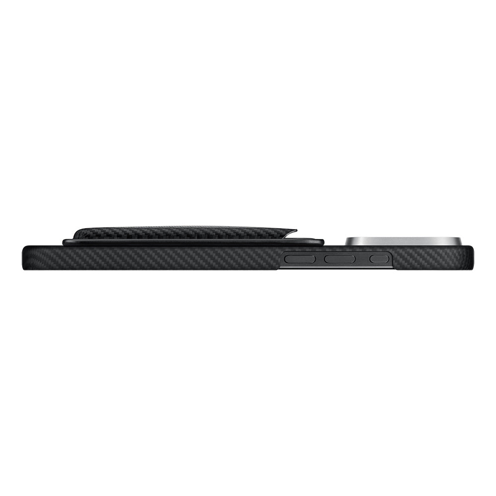 Pitaka Magnetic Woven Serisi Aramid Fiber Magnetik Kartlık Siyah