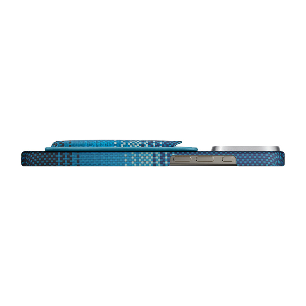 Pitaka Magnetic Woven Serisi Aramid Fiber Magnetik Kartlık Kahverengi