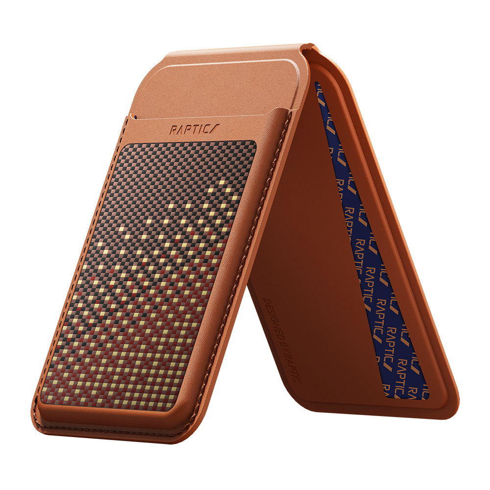 Raptic Aramid Serenity Serisi M-Safe Uyumlu Standlı Kartlık Kahverengi
