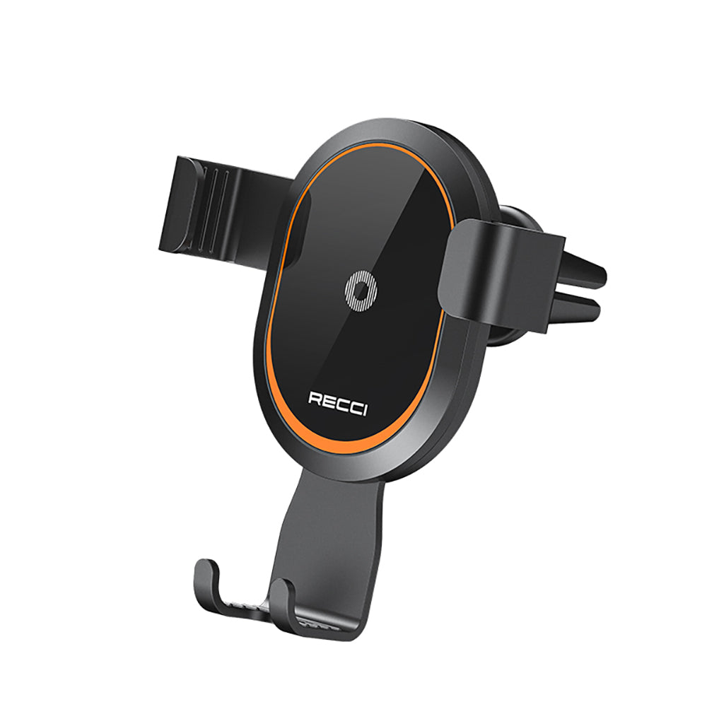 Recci RHO-C26 360 Dönebilen Havalandırma Tasarım Araç Telefon Tutucu Siyah